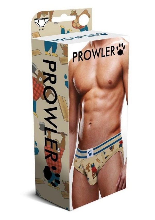 Prowler Lumberbear Brief - XXLarge - Brown/Blue