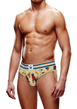 Prowler Lumberbear Brief - XXLarge - Brown/Blue