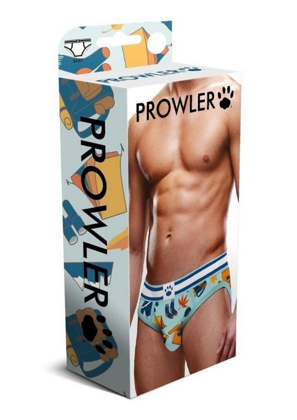 Prowler Autumn Scene Brief - XXLarge - Blue/Orange