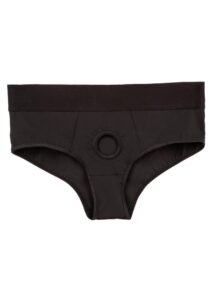 Her Royal Harness Backless Brief - XXLarge/XXXLarge - Black