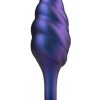 Anal Adventuers Matrix Bumped Bling Silicone Plug - Sapphire