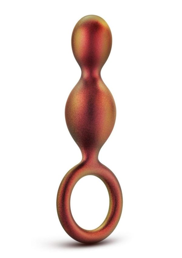 Anal Adventures Matrix Duo Loop Silicone Plug - Copper