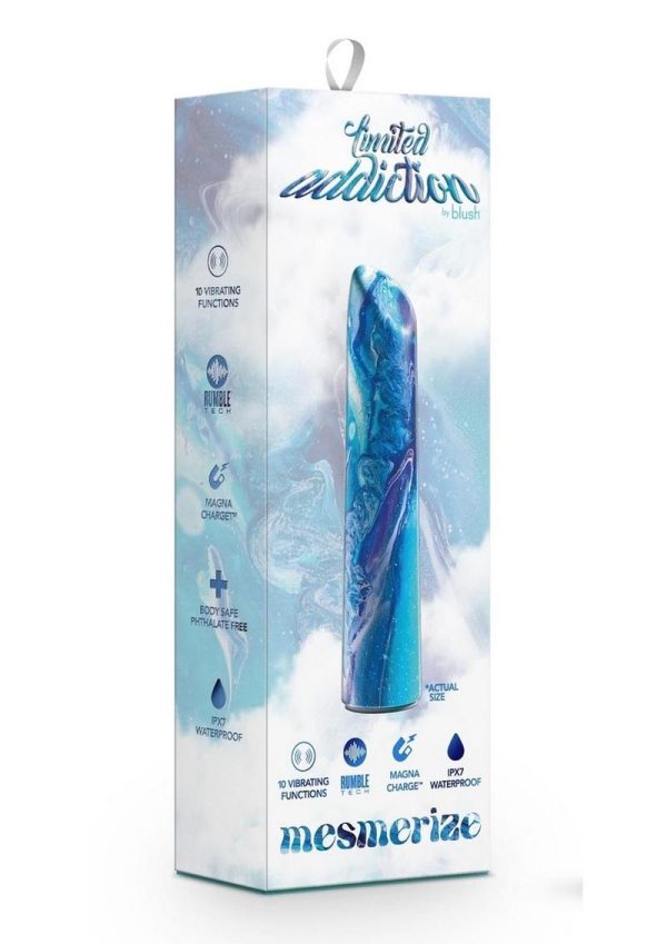 Limited Addiction Mesmerize Rechargeable Power Vibrator - Azure