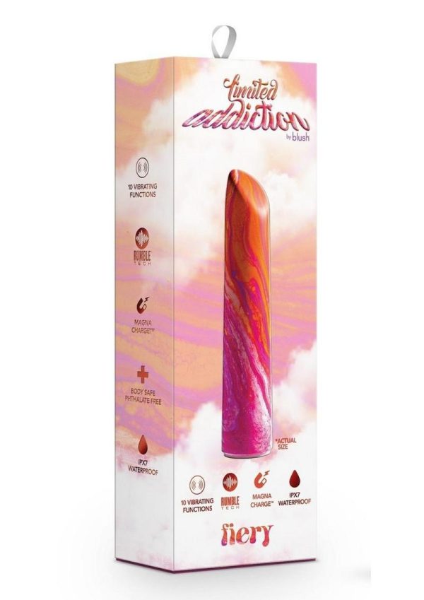 Limited Addiction Fiery Rechargeable Power Vibrator - Coral