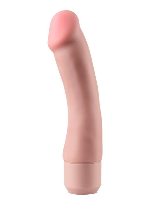 Dr. Skin Platinum Collection Silicone Dr. Steve Vibrating Dildo 7in - Vanilla