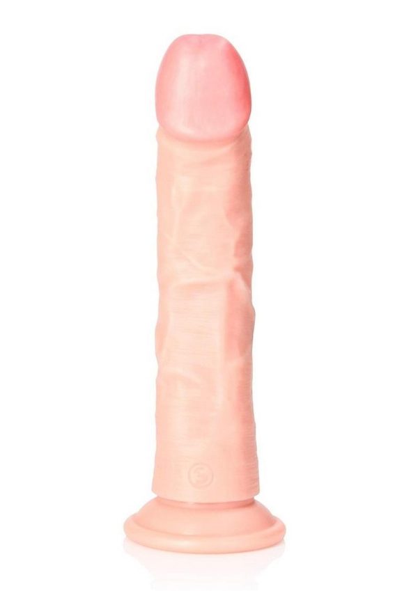 RealRock Curved Realistic Dildo with Suction Cup 8in - Vanilla