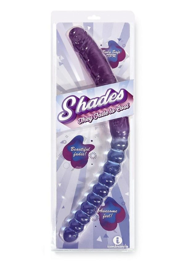 Shades Gradient Jelly Double Dong - Blue/Violet