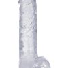 In a Bag Really Big Dick Dildo 10in - Clear