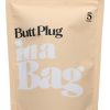 In a Bag Silicone Anal Plug 5in - Black