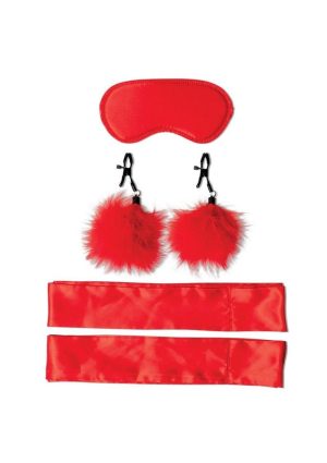 Sex and Mischief Amor Bondage Beginner Kit - Red/Black