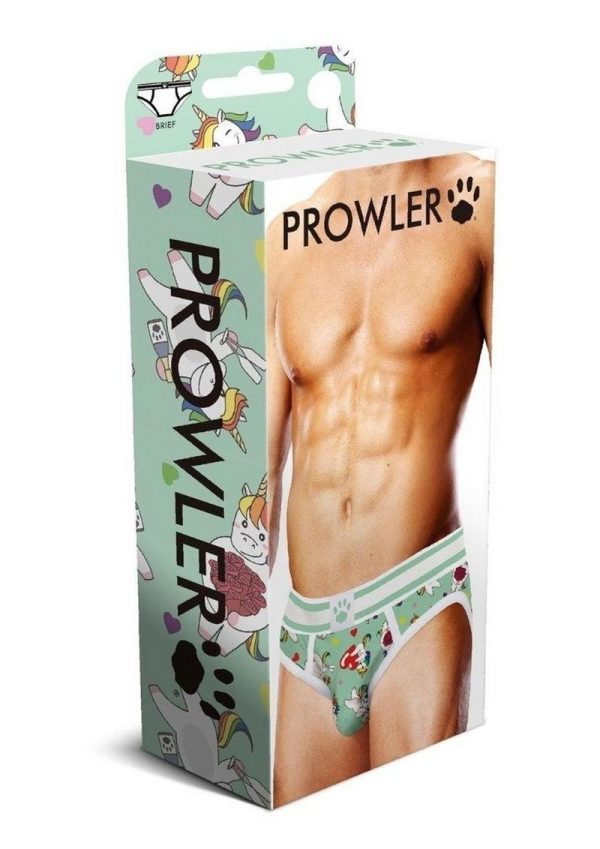 Prowler Unicorn Hearts Brief - XLarge - Green