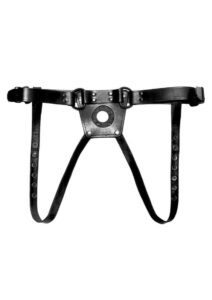 Prowler RED Leather Dong Harness - Medium - Black