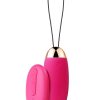 Svakom Elva Remote Control Bullet Vibrator - Plum Red/Gold