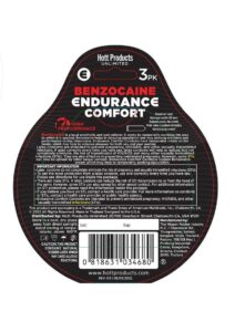 Endurance Comfort Condoms with Benzocaine 3 per Pack