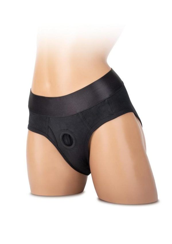 WhipSmart Brief Harness - Medium - Black