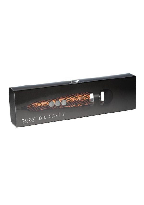 Doxy Die Cast 3 Wand Plug-In Wand Massager - Tiger Pattern