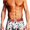 Prowler Spring/Summer Puppie Print Trunk - XLarge - White/Black
