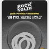 Rock Solid Tri-Pack Silicone Gasket Cock Ring - White