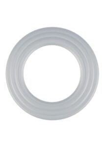 Rock Solid Tri-Pack Silicone Gasket Cock Ring - White