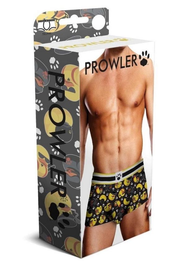 Prowler Spring/Summer BDSM Rubber Ducks Trunk - Large - Black/Yellow