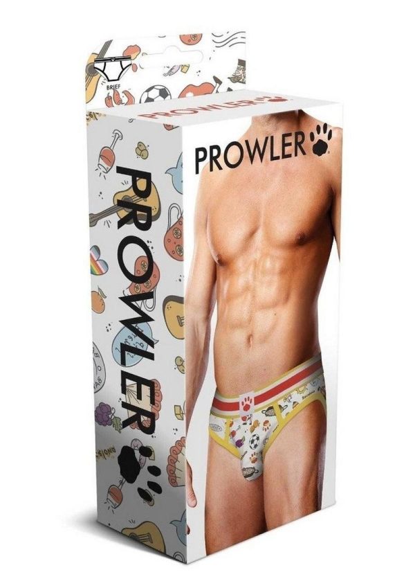 Prowler Spring/Summer 2023 Barcelona Brief - XXLarge - White/Multicolor