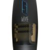 LoveBotz The Milker Slider 18X Rechargeable Stroking Masturbator - Black/Clear
