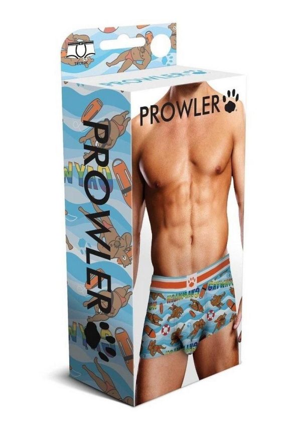 Prowler Spring/Summer Gaywatch Bears Trunk - Large - Blue/Orange