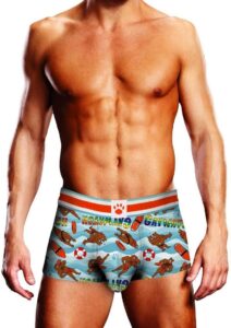 Prowler Spring/Summer Gaywatch Bears Trunk - Large - Blue/Orange