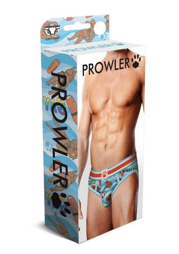 Prowler Spring/Summer Gaywatch Bears Open Brief - Large - Blue/Orange