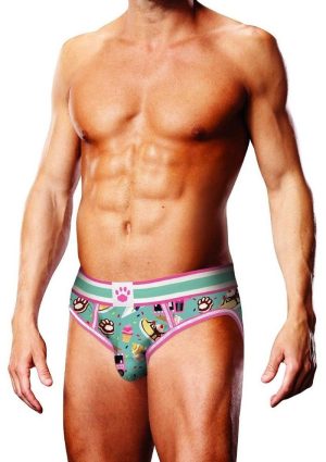 Prowler Spring/Summer Sundae Open Brief - Medium - Blue/Pink