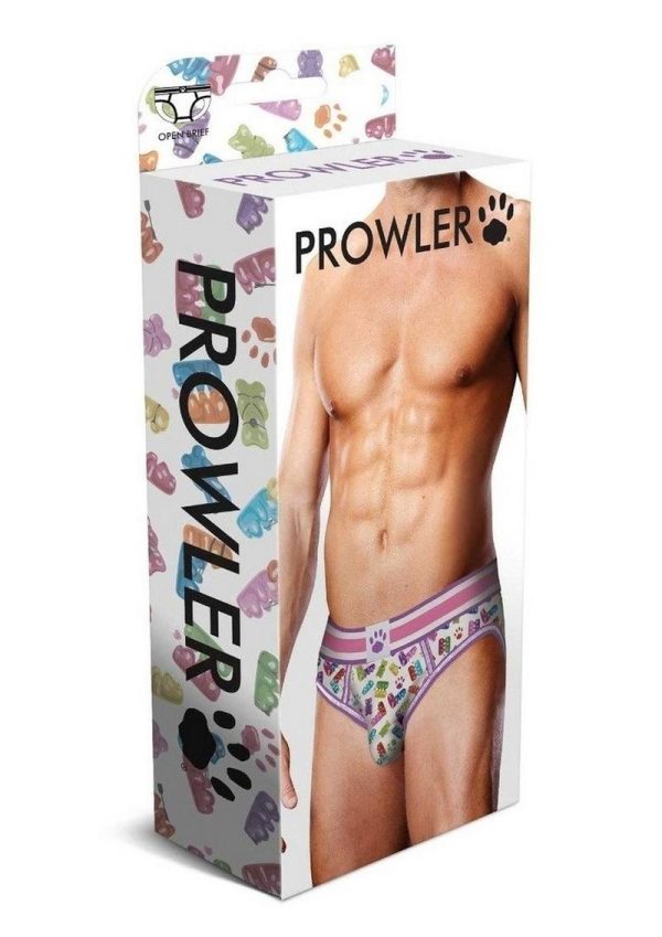 Prowler Spring/Summer Gummy Bears Open Brief - Small - White/Multicolor