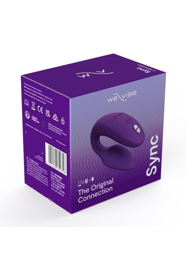 We-Vibe Sync Rechargeable Silicone Couples Vibrator with Remote Control - Purple