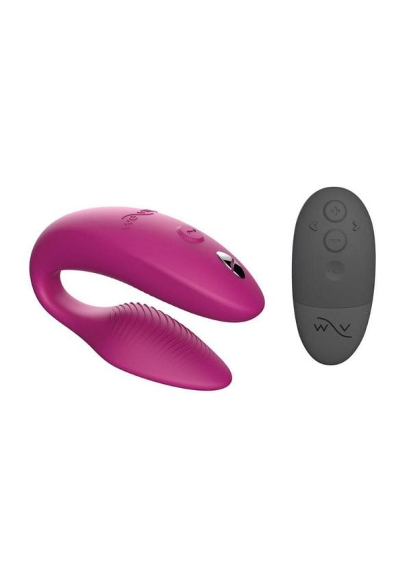 We-Vibe Sync Rechargeable Silicone Couples Vibrator with Remote Control - Dusty Pink