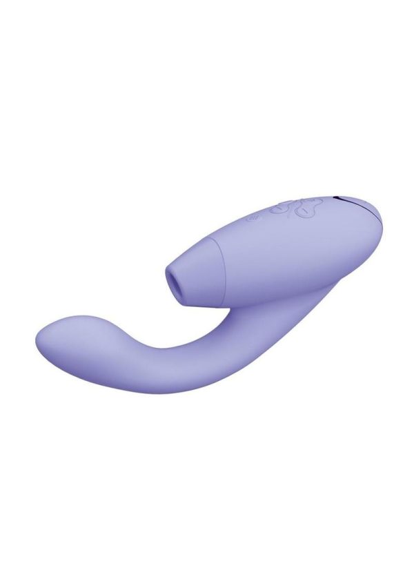 Womanizer Duo 2 Silicone Rechargeable Clitoral and G-Spot Stimulator - Lilac