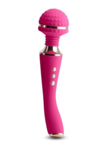 Sugar Pop Bliss Rechargeable Silicone Wand Massager - Pink