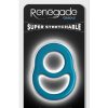 Renegade Cradle Silicone Cock Ring - Teal