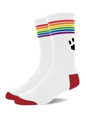 Prowler Pride Socks - White/Rainbow