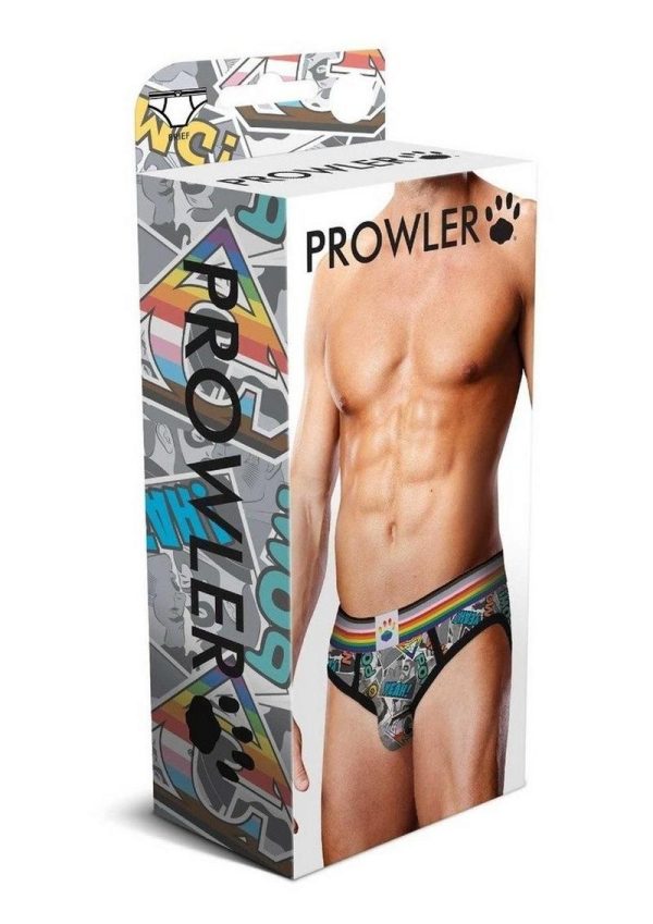 Prowler Spring/Summer Comic Book Brief - Large - Gray/Multicolor