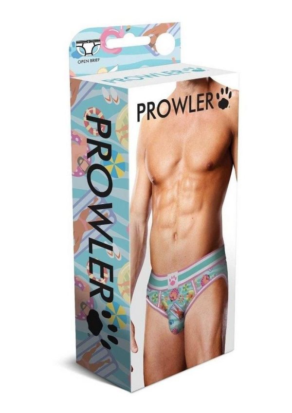 Prowler Spring/Summer Swimming Open Brief - XLarge - Blue/Multicolor