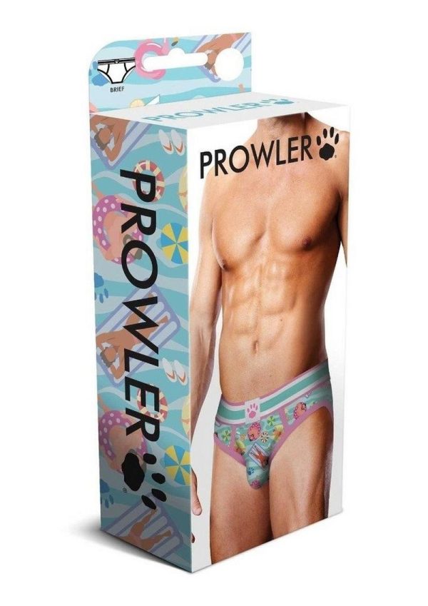 Prowler Spring/Summer Swimming Brief - Small - Blue/Multicolor