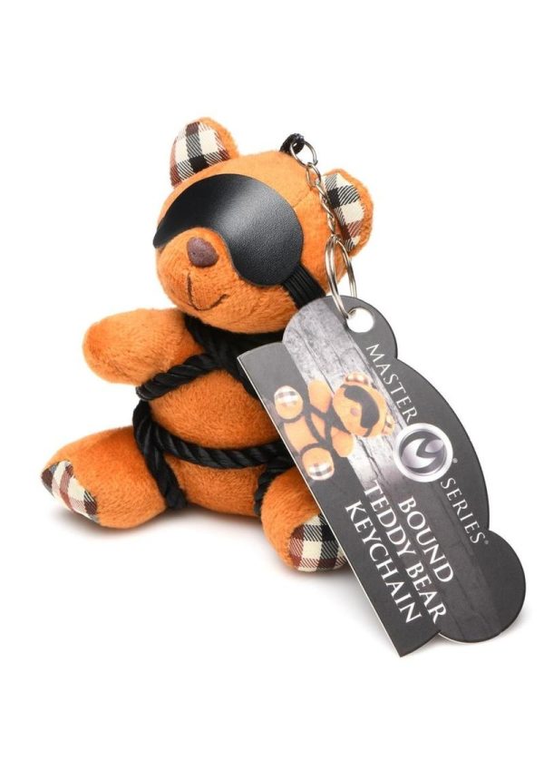 Master Series Rope Teddy Bear Keychain - Burnt Orange