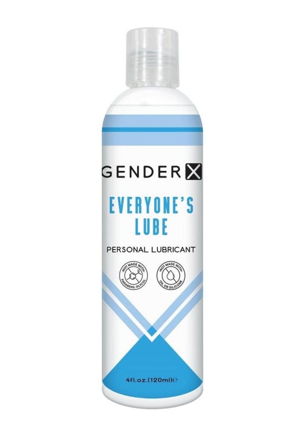 Gender X Everyone`s Lube Water Based Lubricant 4oz