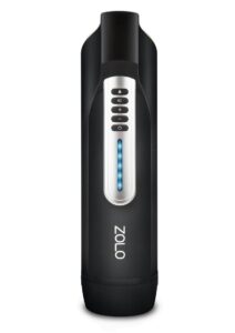 Zolo Long Stroke Rechargeable Silicone Masturbator - Black