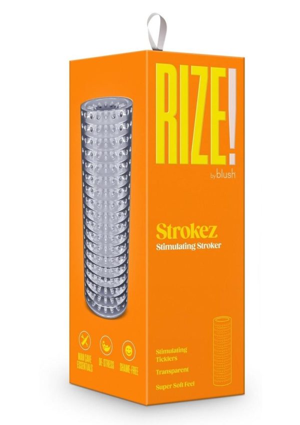 Rize Strokez Dual End Masturbator - Clear