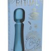 Ritual Euphoria Rechargeable Silicone Wand Vibrator - Blue