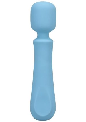 Ritual Euphoria Rechargeable Silicone Wand Vibrator - Blue