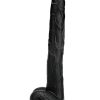 Prowler RED The Destroyer Realistic Dildo with Suction Cup 15in - Black