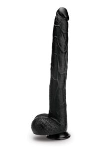 Prowler RED The Destroyer Realistic Dildo with Suction Cup 15in - Black