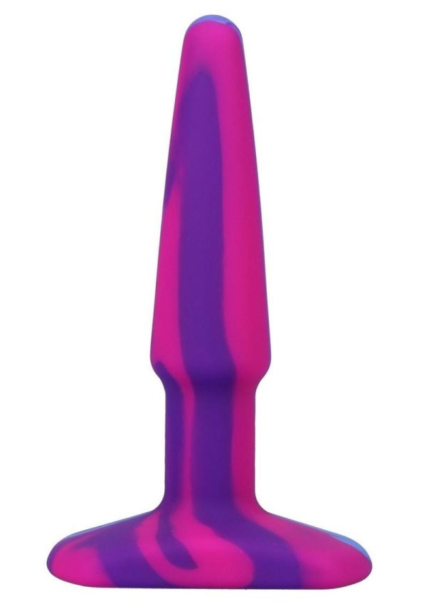 A-Play Groovy Silicone Anal Plug 4in - Fuschia/Magenta