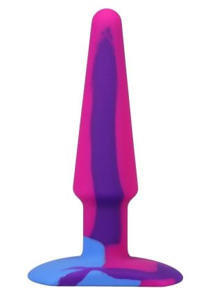 A-Play Groovy Silicone Anal Plug 5in - Fuschia/Magenta